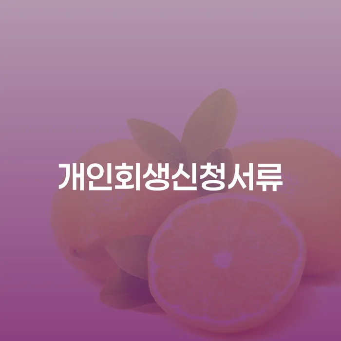 과다채무 개인회생으로 해결방법 총정리