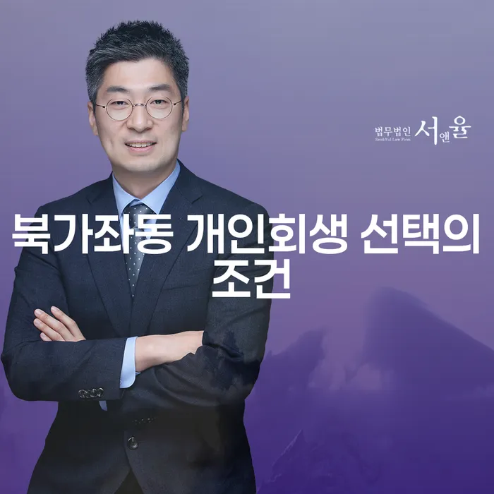 북가좌동 개인회생 선택의 조건