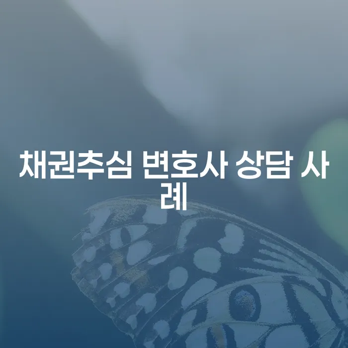 채권추심 변호사 상담 사례를 통해 개인회생과 파산을 고려해야 하는 이유는?