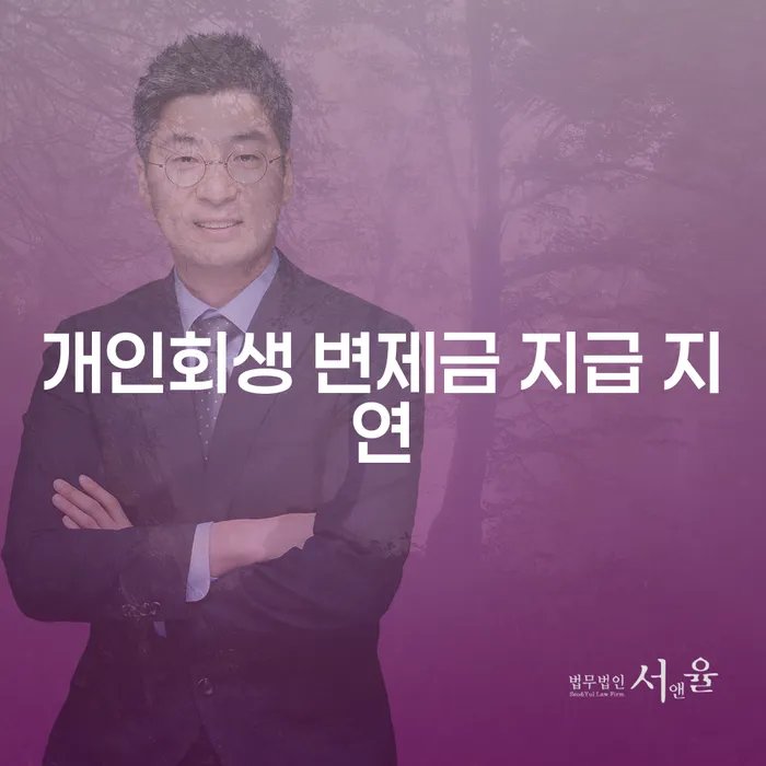 개인회생 변제금 지급 지연 시 어떻게 해야 할까요?