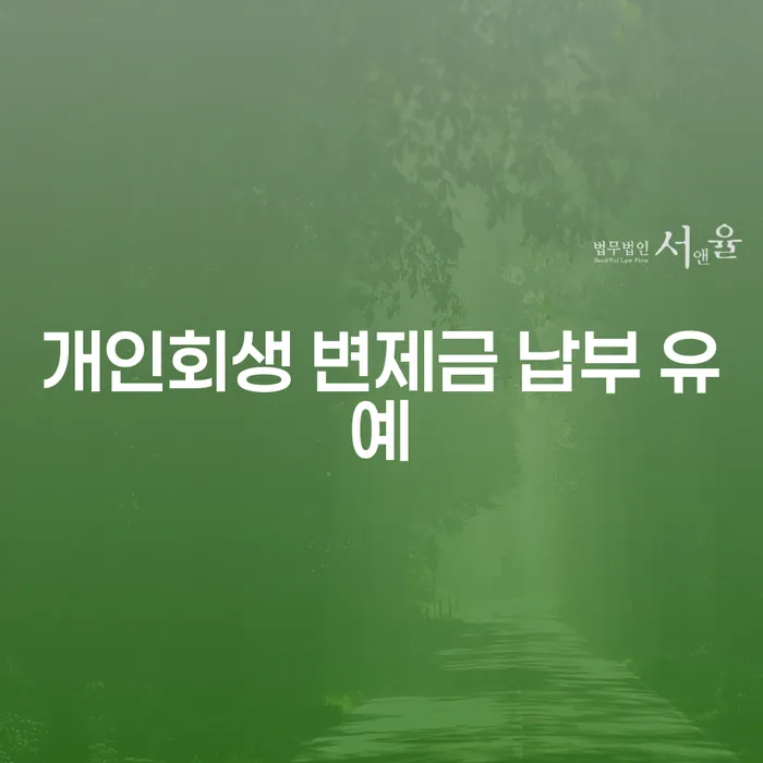 개인회생 변제금 납부 유예를 고민하는 당신, 숨통을 틔울 수 있을까요?